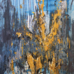 Emergence 003 – 2025 Acrylic on paper Framed £290