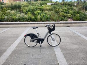 Grey Hire Bike